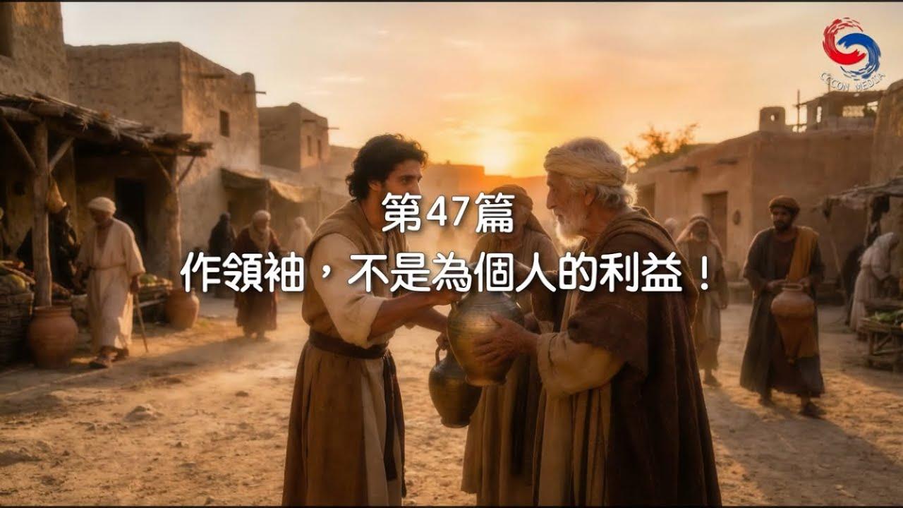 (粵語)【新約啟滴】2月16日 作領袖，不是為個人的利益！