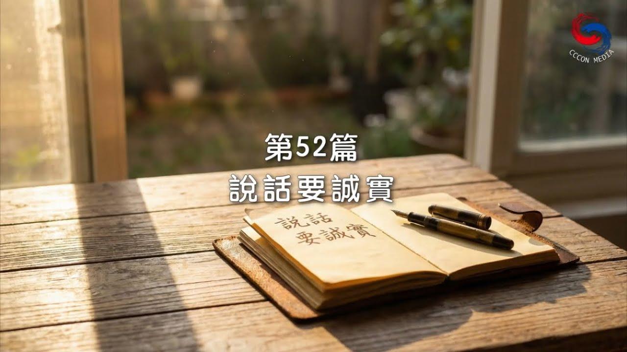 (粵語)【新約啟滴】2月21日 說話要誠實